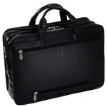 Black Leather Briefcase for Men - Vintage Classic 15 Inch Laptop Bag ...
