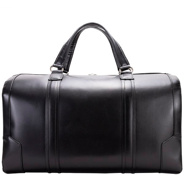 Men's Leather Carry On Luggage Duffel Bag - Airline Travel Bag – The ...