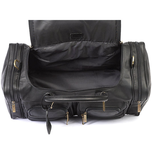 The XL  Leather Duffle Bag for Men - 32 Inch Travel Bag – The Real Leather  Company