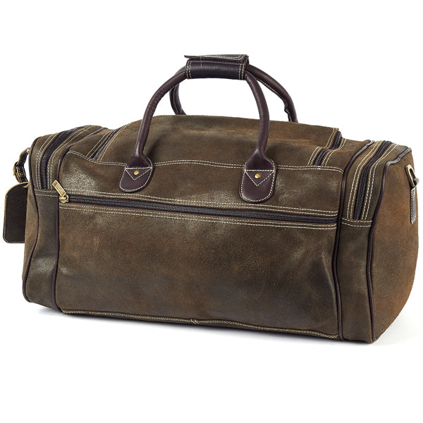 22 Inch Leather Duffel Bag for Men for Work Trips – The Real Leather ...