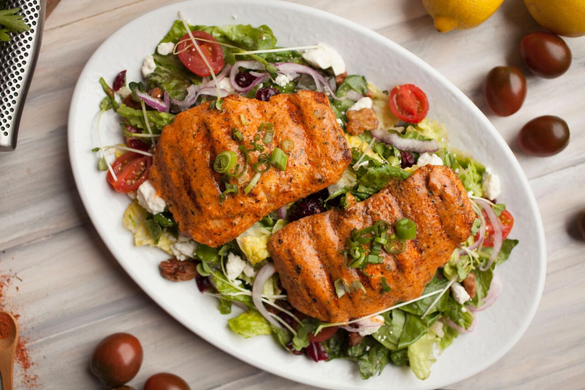 Cajun Salmon Salad | California Fish Grill