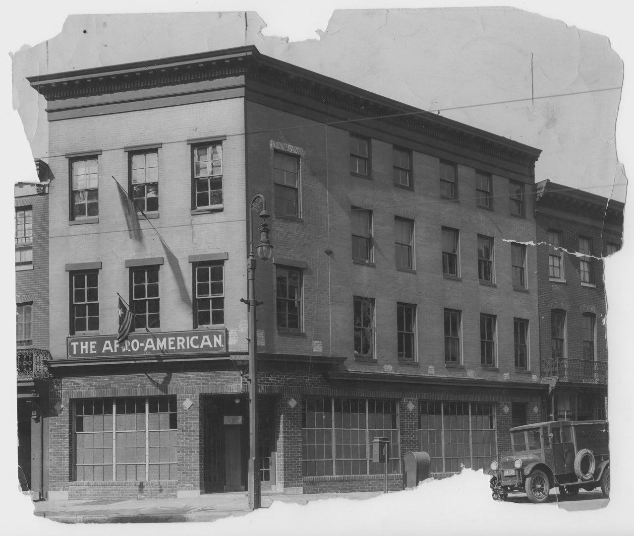 Vintage photo of AFRO headquarters