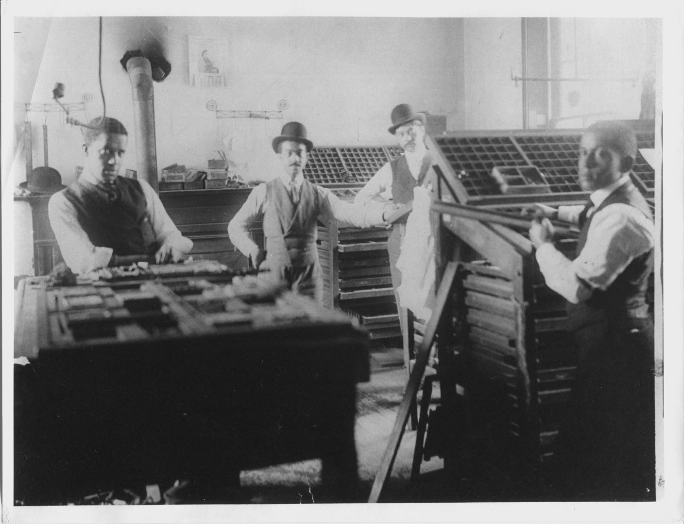 AFRO Print Shop in 1921