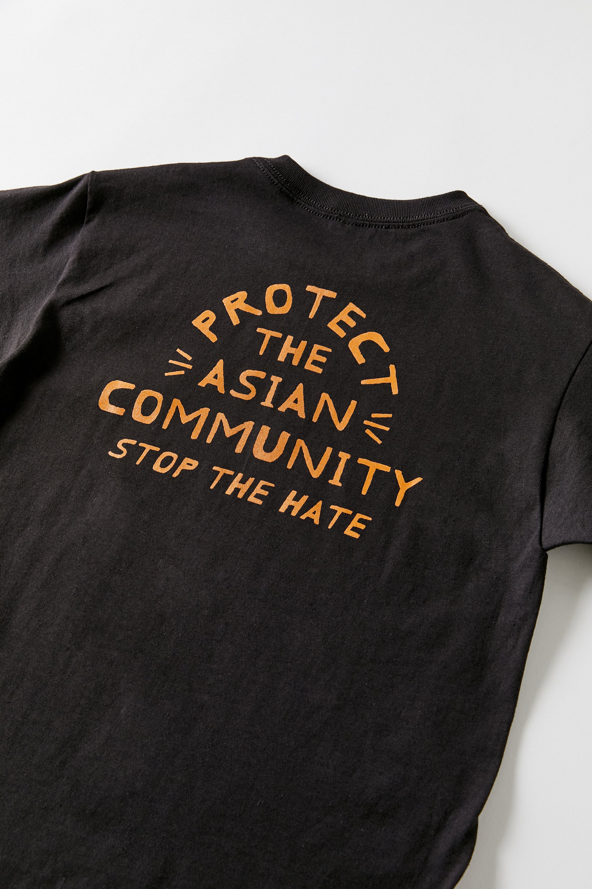 Stop the Hate T-Shirt Back Close up