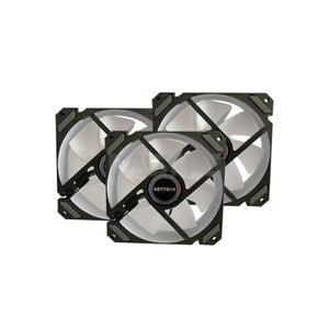 Keytech Tornado 3in1 120mm Chassis Fan with Control Hub and Remote Control ARGB