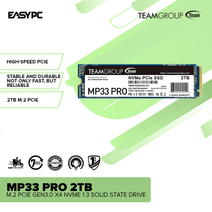 Team Group MP33 PRO 2TB M.2 PCIe Gen3.0 x4 NVME 1.3 Solid State Drive Nav Image 2