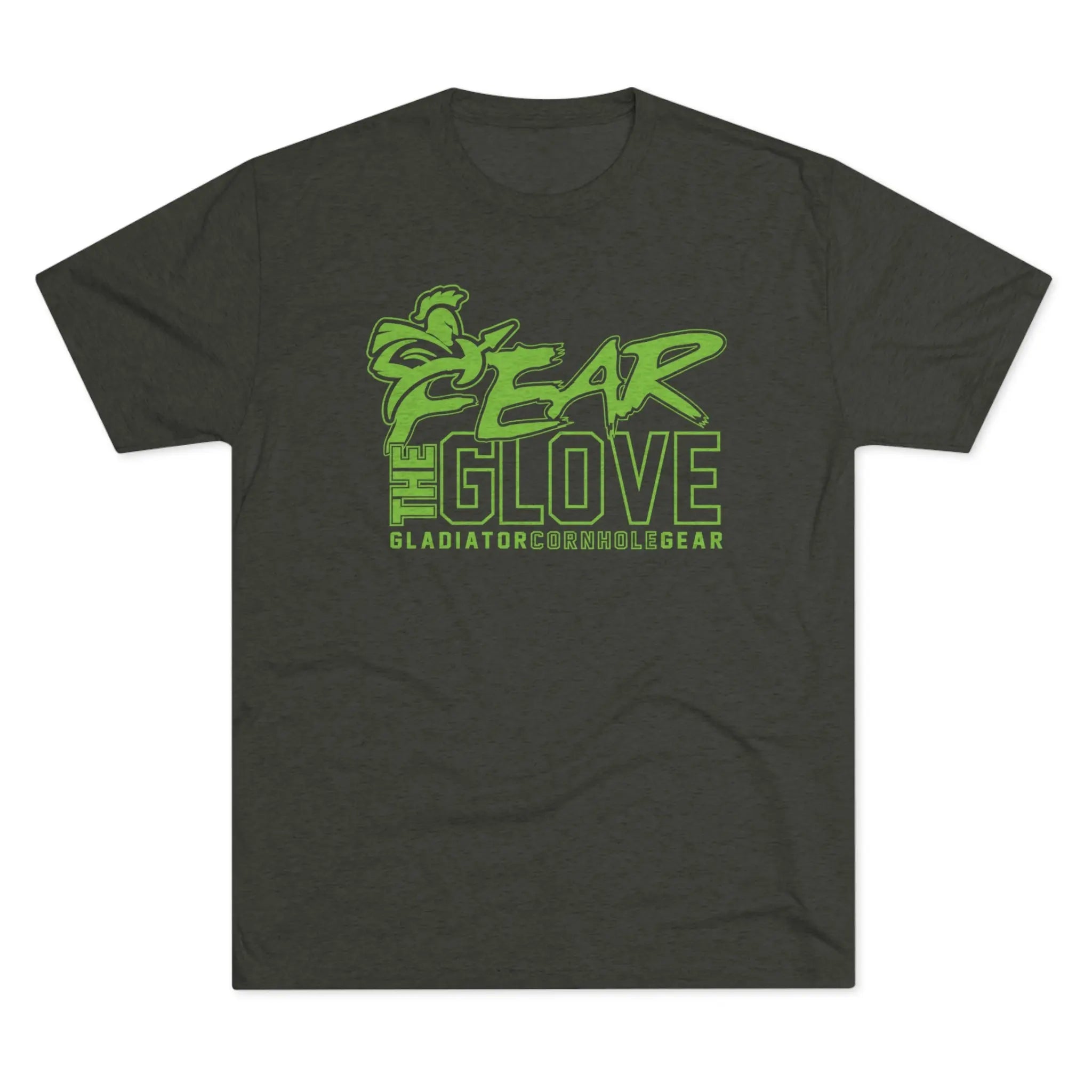 Gladiator Cornhole Gear Fear The Glove Unisex Tri-Blend Crew Tee - Gladiator Cornhole Gear