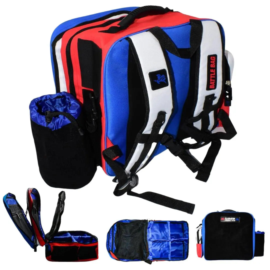 Battle Bag Cornhole Backpack for Bags Red White and Blue -