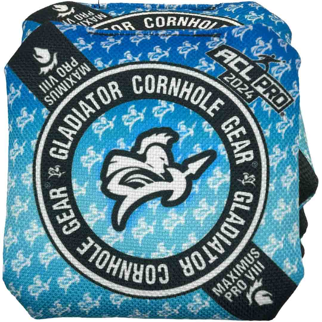 Maximus Pro VIII Cornhole Bags 2024 ACL PRO - Gladiator Cornhole Gear 4 Bags / Battle Blue / N/A (4 Bags Selected)