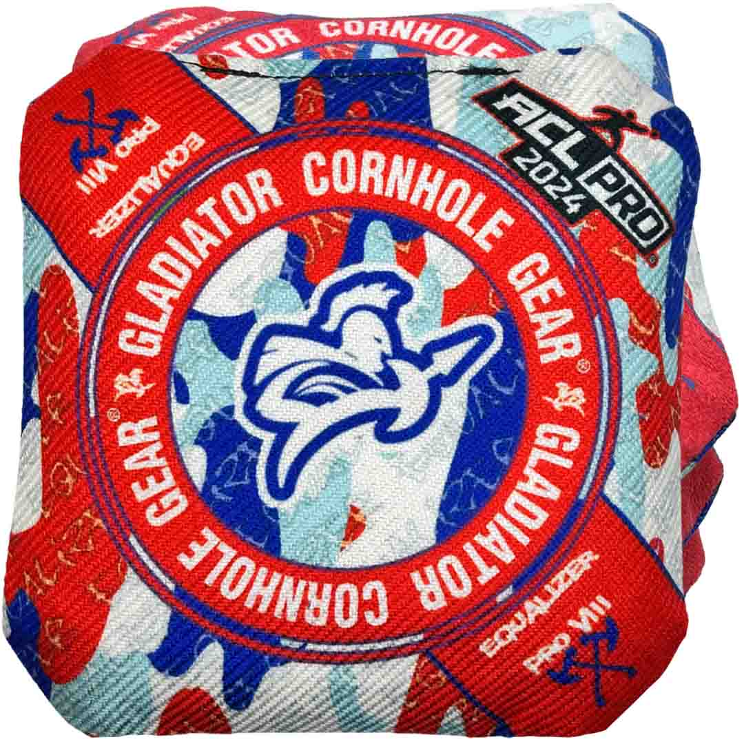 EQUALIZER PRO VIII CORNHOLE BAGS 2023 ACL PRO - 4 Bags / American Flag / N/A (4 Bags Selected)