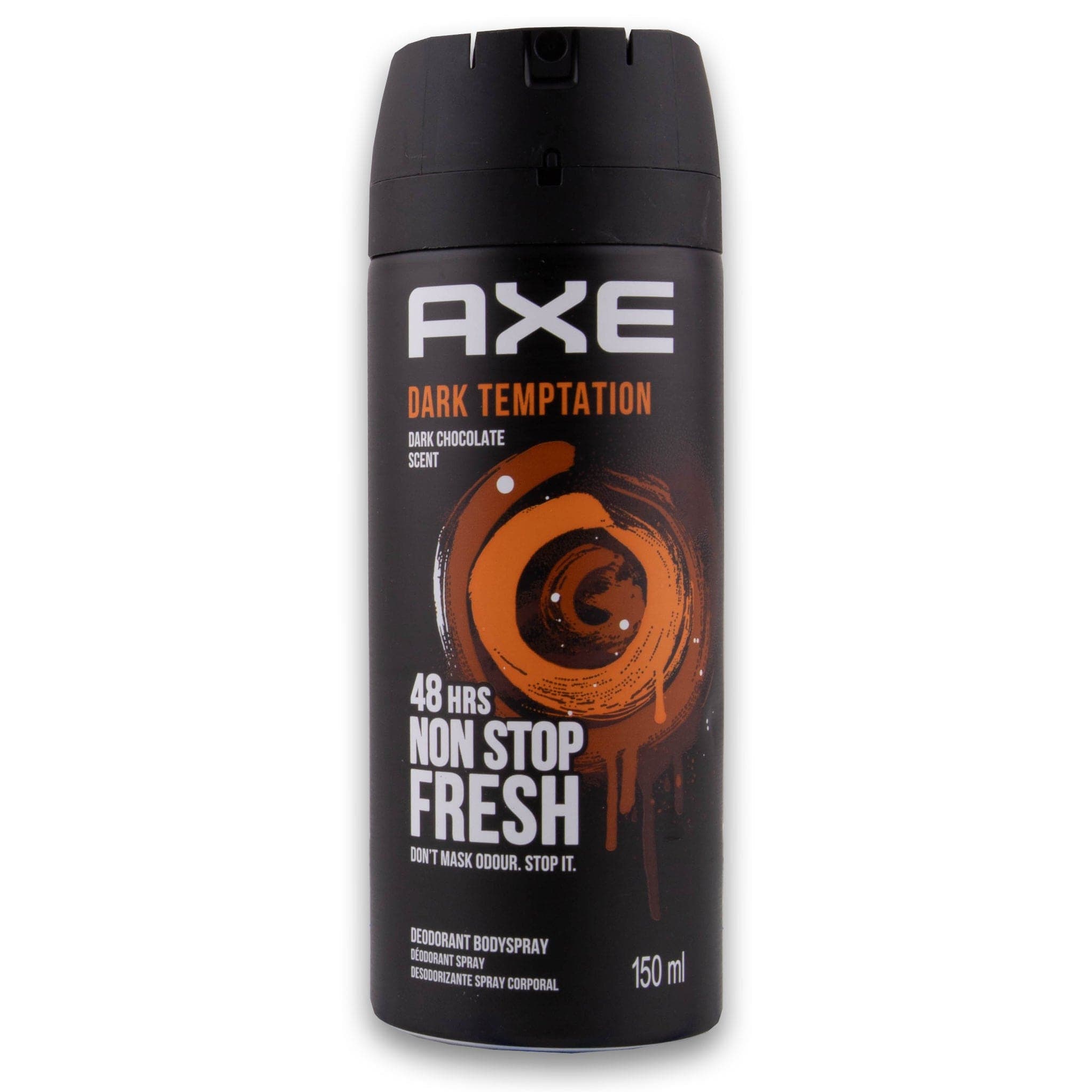 axe body spray can back