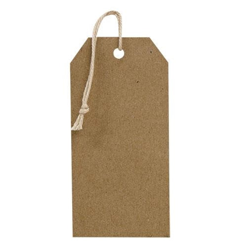 Kraft String Tags - 2-1/2x1-1/2 - 100/pkg.