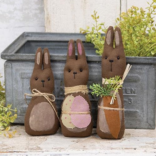 Easter Bunny Decoration - Hay - Brown - ApolloBox