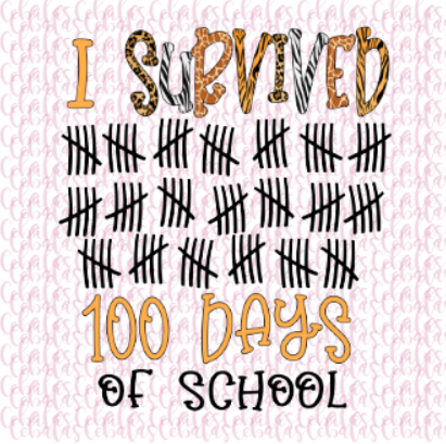 Waterslide Teacher Collection 100 Days Of School Decal