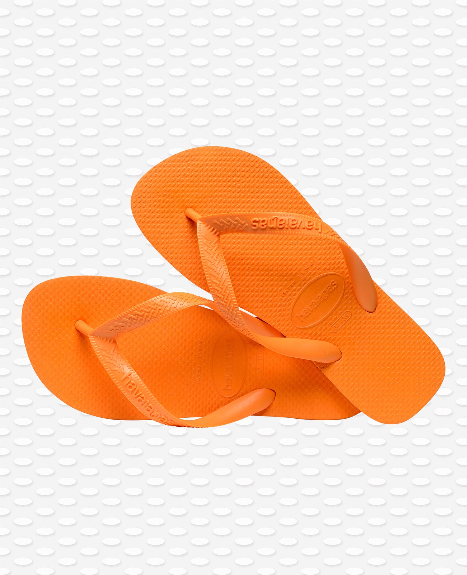 orange havaianas flip flops