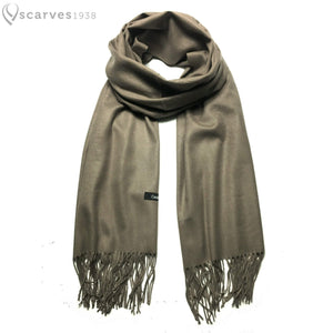 Brown Cashmere Scarf