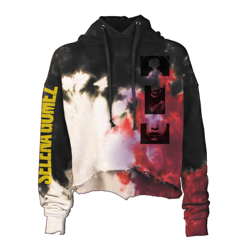 selena crop top hoodie