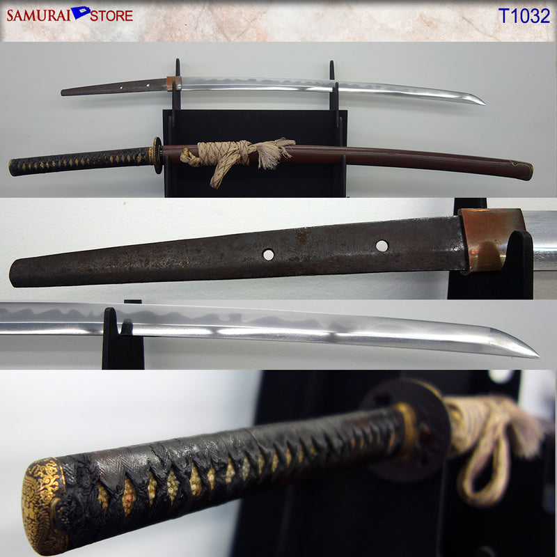 T1032 Katana Sword TAKANOBU - Antique | SAMURAI STORE