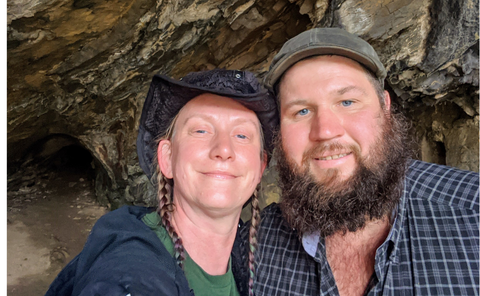 Dan and Emily Stevenson, the husband and wife makers of the Forge at Pleasant Valley Farm.