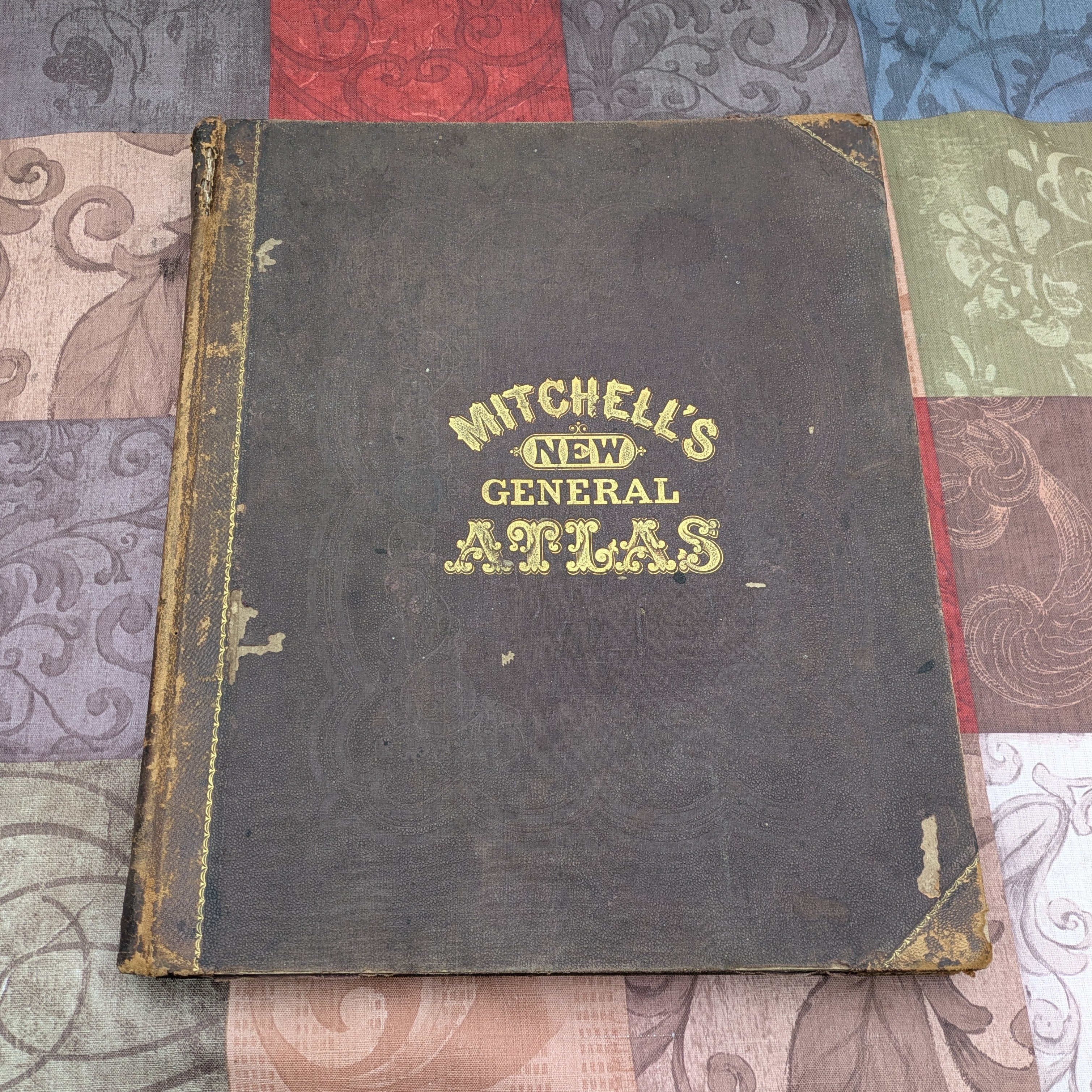 Mitchell's 1868 New General Atlas. Antique Maps and Statistics