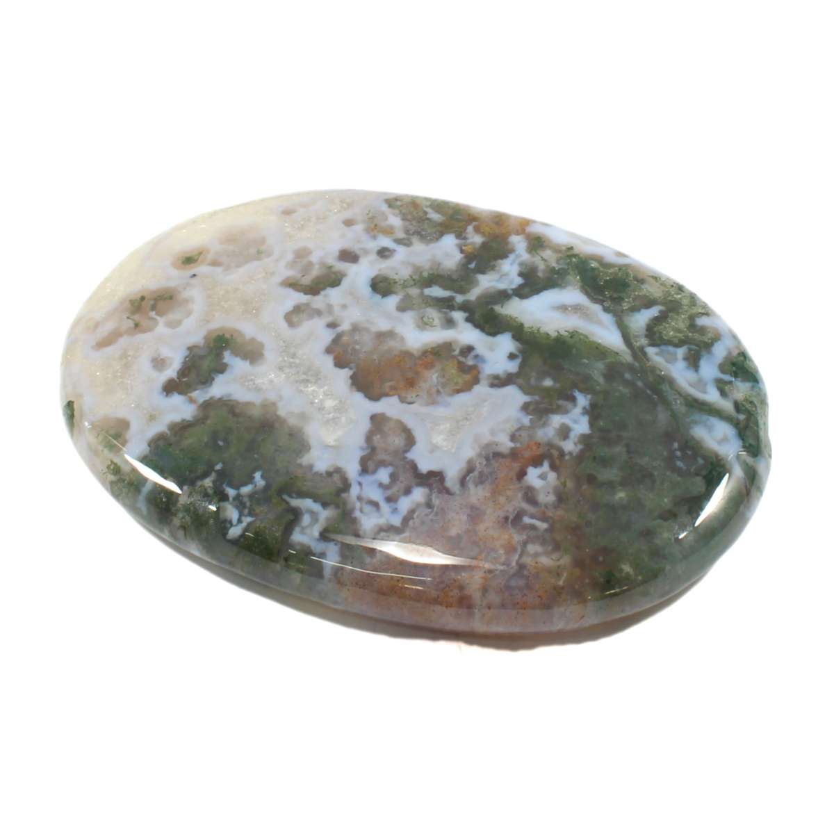 Moss Agate Palm Stone – The Psychic Tree US