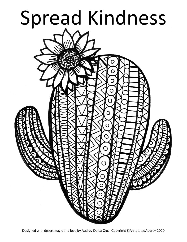 gentleness coloring page