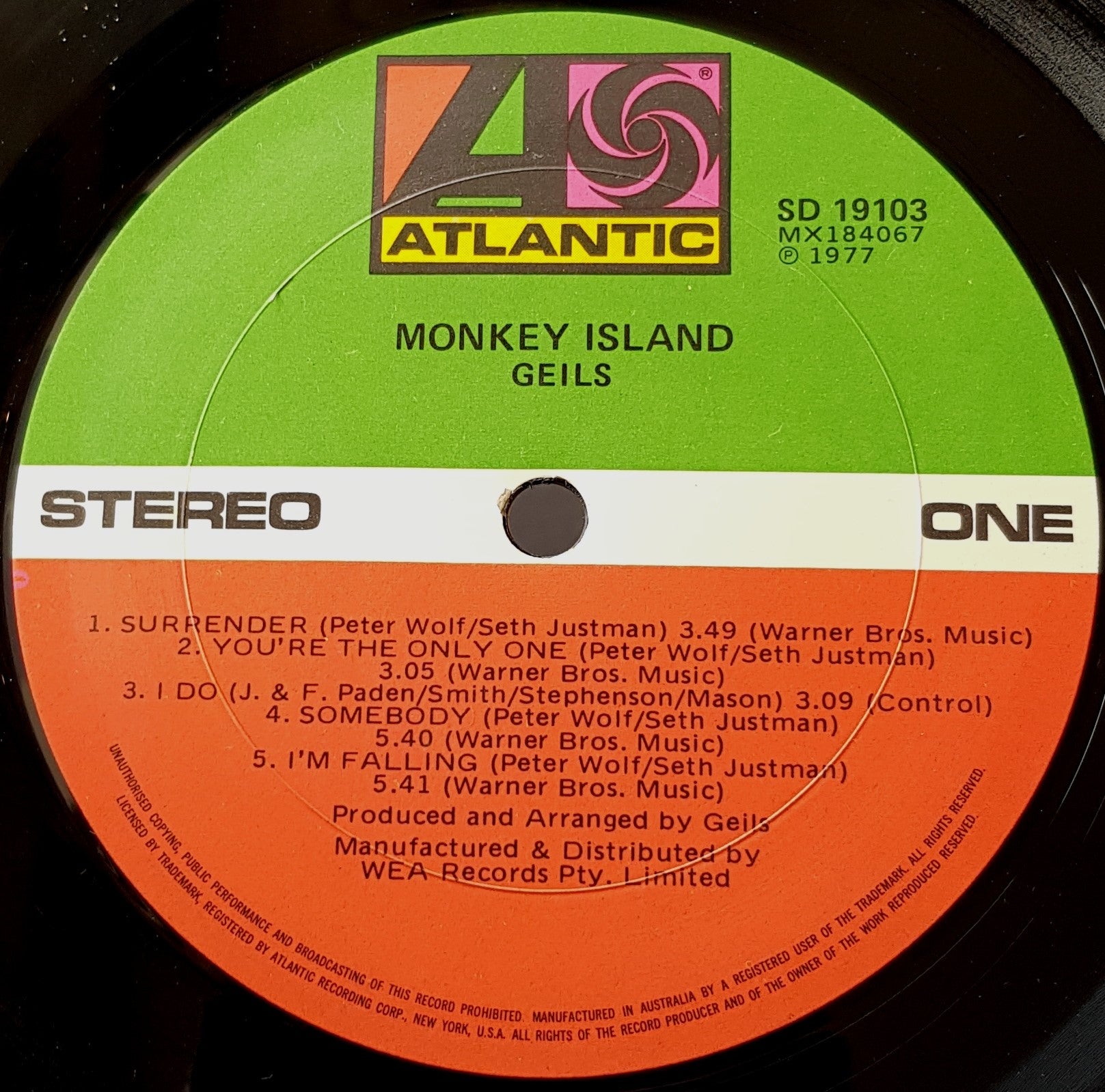 j geils monkey island