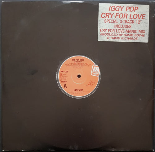 Iggy Pop - Cry For Love - Dance Mix – Vicious Sloth Collectables