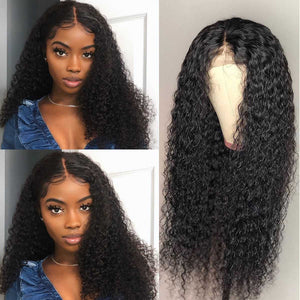 
            
                Load image into Gallery viewer, Sdamey Glueless Curly Human Hair Wigs 4x4 / 5x5 Lace Closure Deep Curly Wig
            
        