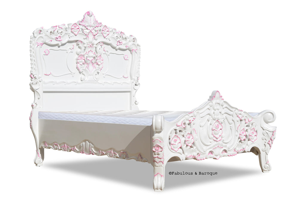 Fabulous Rococo White Pink