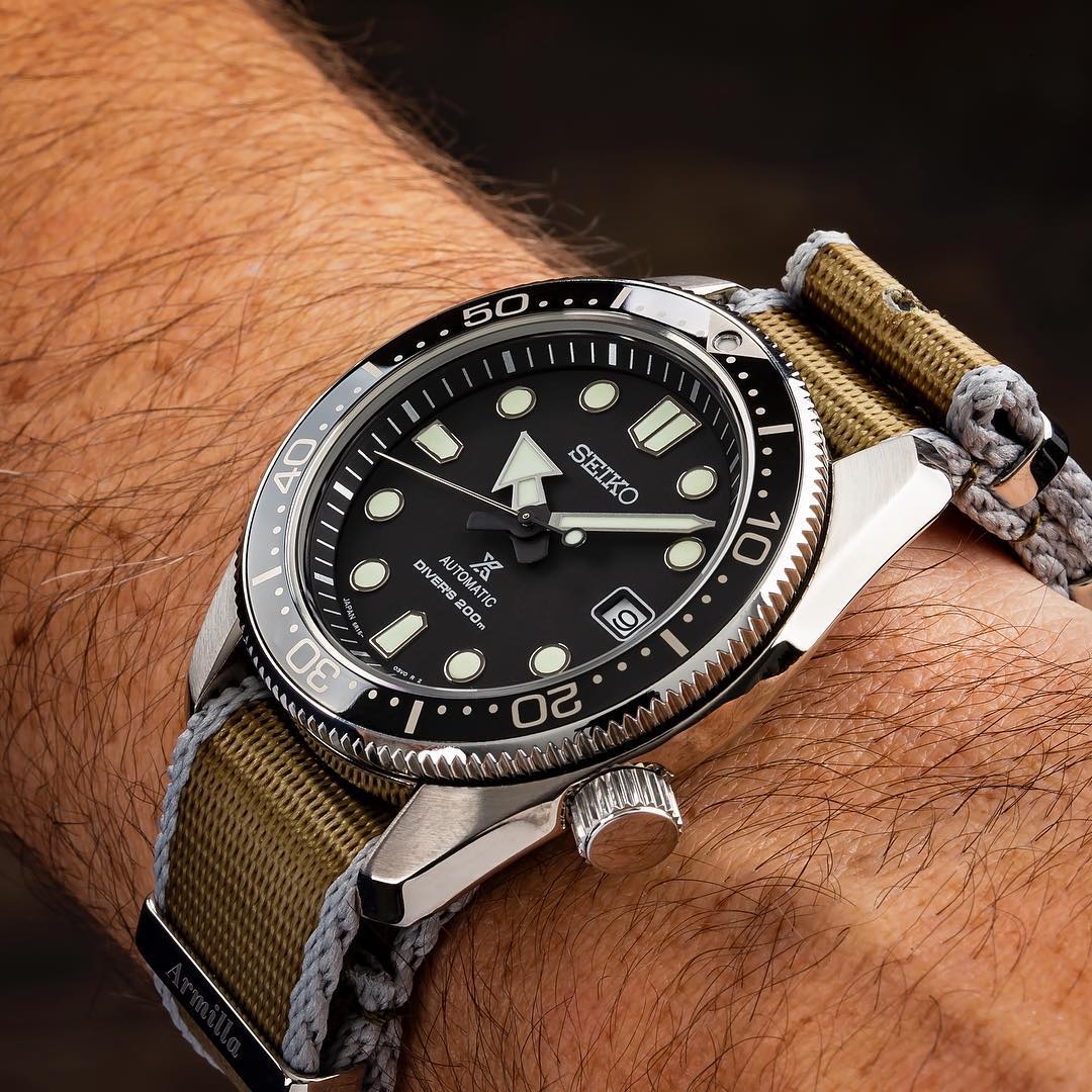 Premium Beige Nato Watch Strap Band 22 Armilla Watch Bands