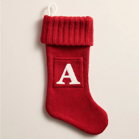 christmas alphabet stocking