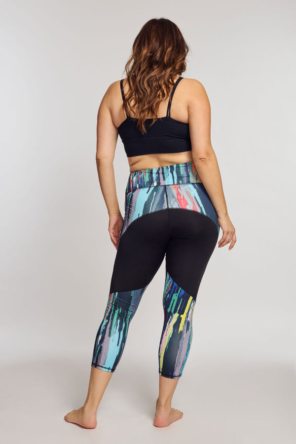 GAYHAY High Waisted Capri Leggings for Women - Soft Zimbabwe