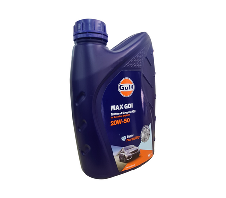 Lubricante para moto POWERTRAC 4T 10W-40 semisintético 1 litro Gulf