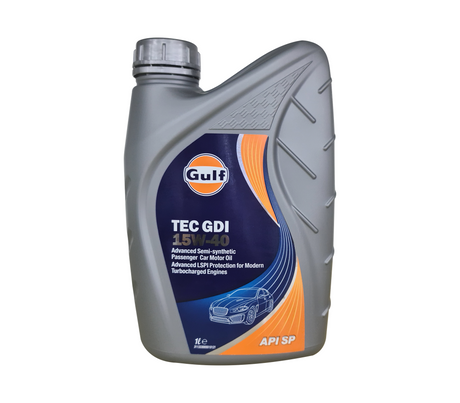 Lubricante para moto POWERTRAC 4T 10W-40 semisintético 1 litro Gulf