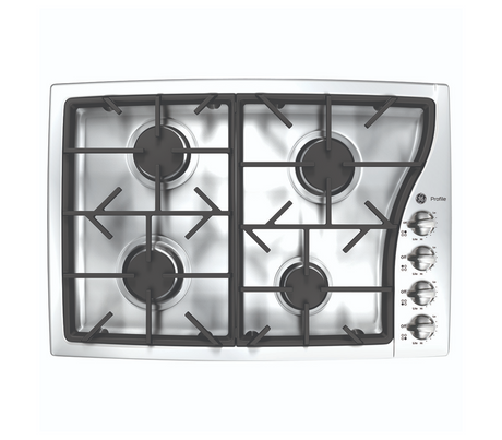 Cocina a gas 4 hornillas 50cm silver General Electric