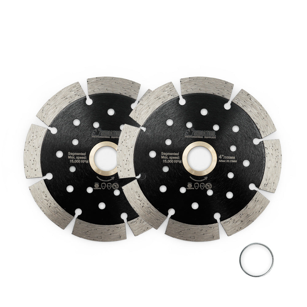 SHDIATOOL Concrete Diamond Segmented Saw Blade with Multi Holes Cutting Granite Marble