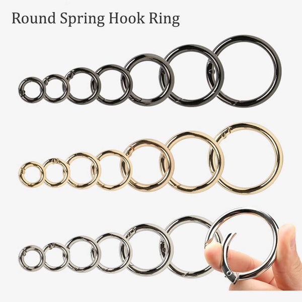 oval spring hook ring Oval Carabiner Push Gate Metal Snap Open Hooks – SnapS  Tools