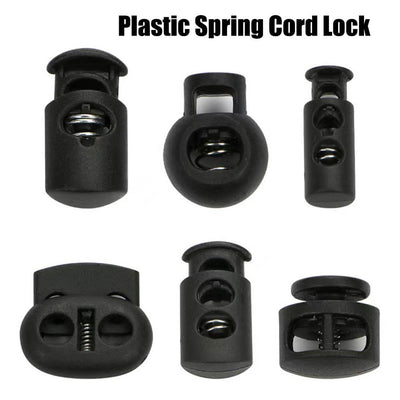 Black Cord Locks - Different Sizes & Kinds