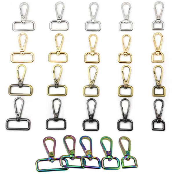 Detachable Swivel Snap Hooks Purses Clasps with Screw Bar Replacement  D-Rings Swivel Snap Hooks – SnapS Tools