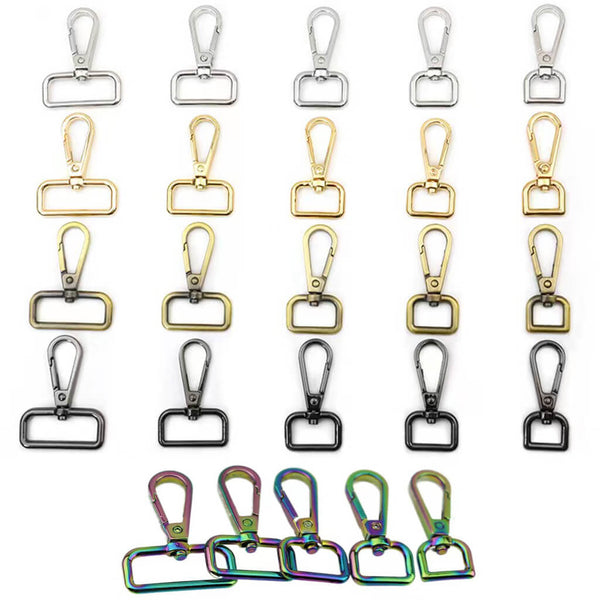 Detachable Swivel Snap Hooks Purses Clasps with Screw Bar