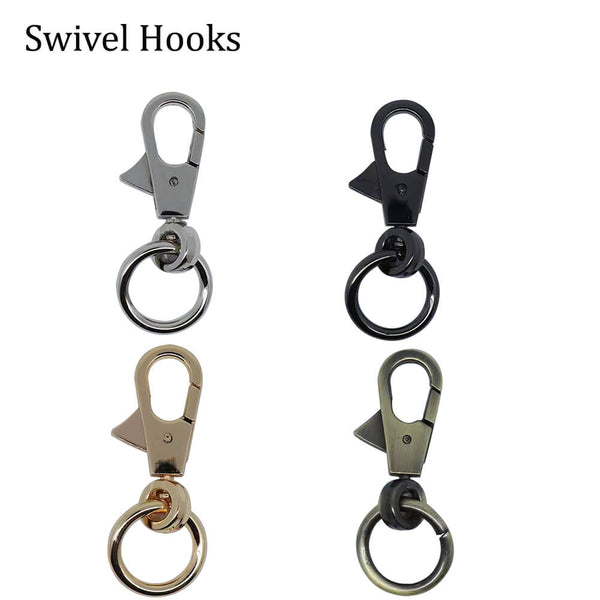 Square Swivel Clasps Lanyard Snap Hook,Swivel Hooks Metal Snaps With Square  Eye – SnapS Tools