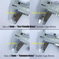 Rivets For Fabric Rivet For Leather Double Cap Rivets Leather Rivets ...