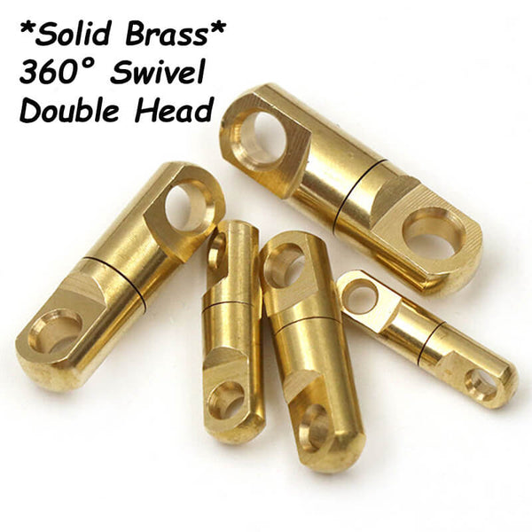 Fine Solid Brass Swivel Trigger Snap Hooks Keychain Lobster Clasp