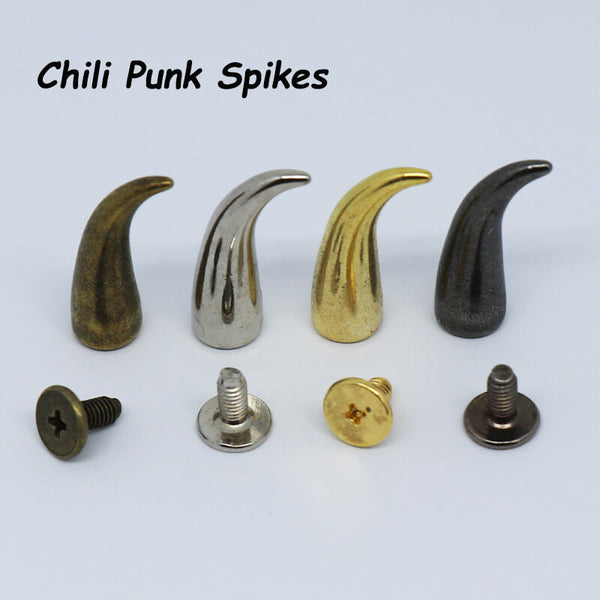 ▷ Round Spike Rivet Studs Spots - 7,5 mm Punk Spikes Spots
