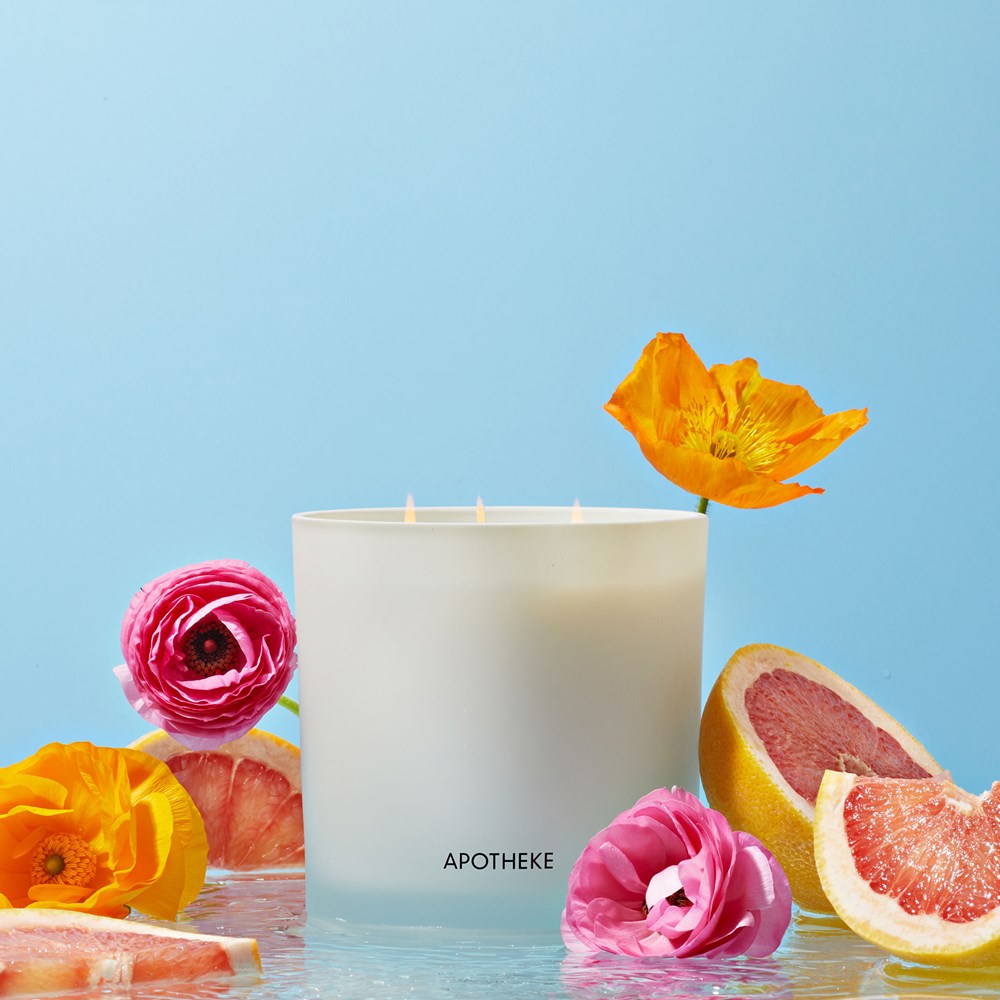 Sea Salt Grapefruit 3-Wick Candle