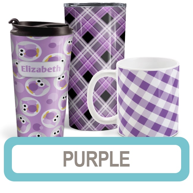 Purple Mugs, Travel Mugs, and Tumbler Cups – Amy's Coffee Mugs