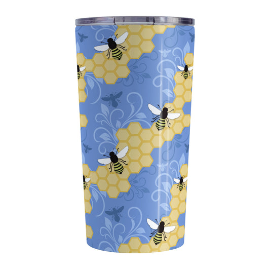 Bee & Honeycomb Custom Insulated Tumbler Large Iced Coffee -  in 2023