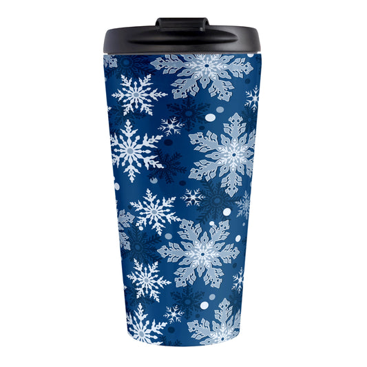 Plastic Snowflakes Tumbler