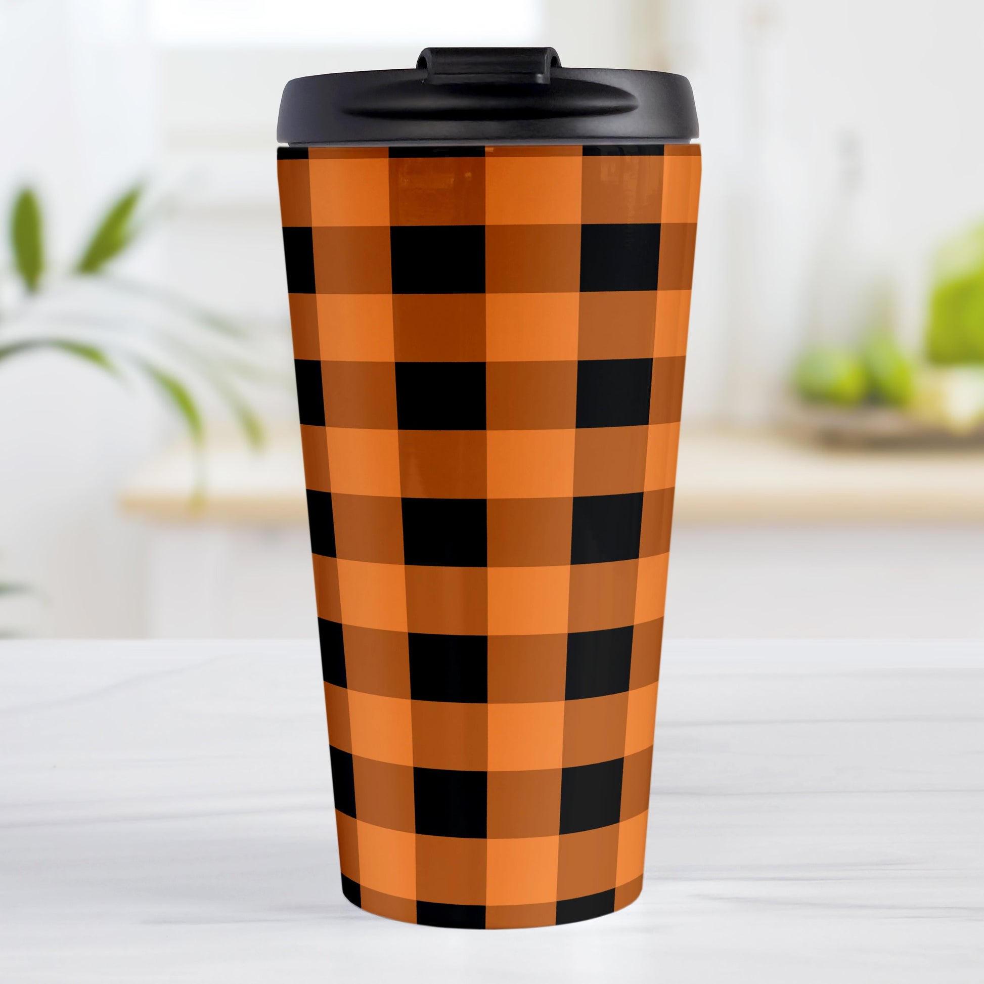 orange insulated cup